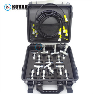 挖掘机 测压/油压/测试/液压表 先导油管压力接头 液压油管堵头