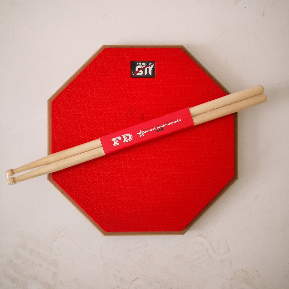 12寸哑鼓练习垫架子鼓哑鼓垫静音垫鼓套装初学入门哑鼓板练习套装