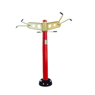 室外健身器材转体立式转腰牵引臂力训练引学校体小区路径