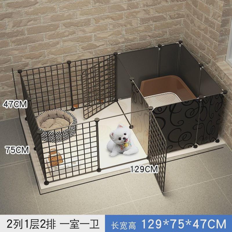 狗狗隔离门拼接大狗加高可调节靠墙狗笼网片防越狱网室内小体厕所