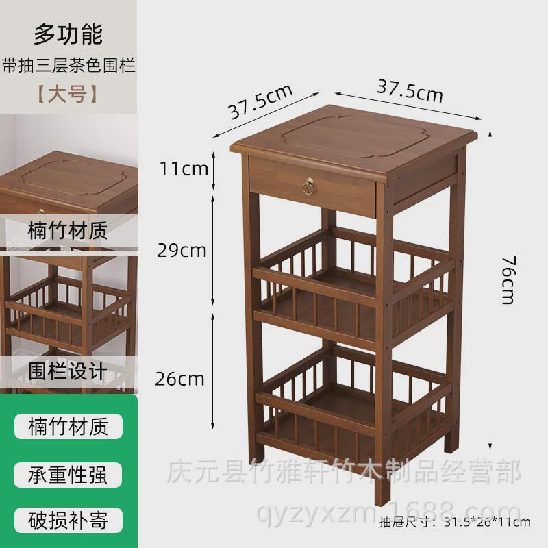 花架子客厅落地式置物装饰花盆架室内边角花几阳台盆景支架竹实木