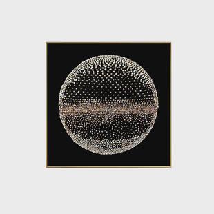 挂画轻奢客厅餐边柜背景墙装饰画5d立体小众艺术玄关珍珠现代摆件