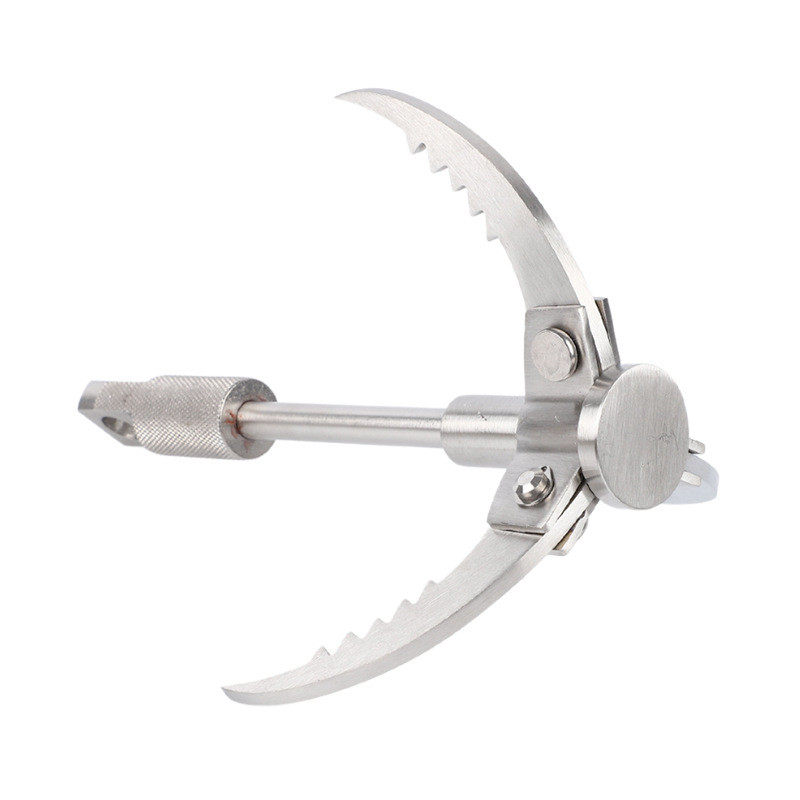 飞求生野外攀岩登山钩攀登爪3齿打捞锚钩户外虎爪用不锈钢飞虎爪