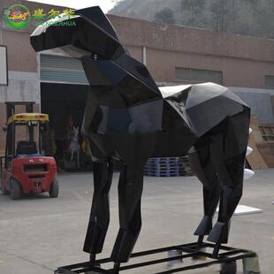 玻璃钢动物雕塑仿真马铜雕户外广场公园景观街头商场门口创意摆件