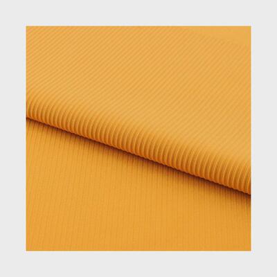 锦氨高弹楼梯布260g锦纶美人条布料加厚条坑罗纹布打底裤面料