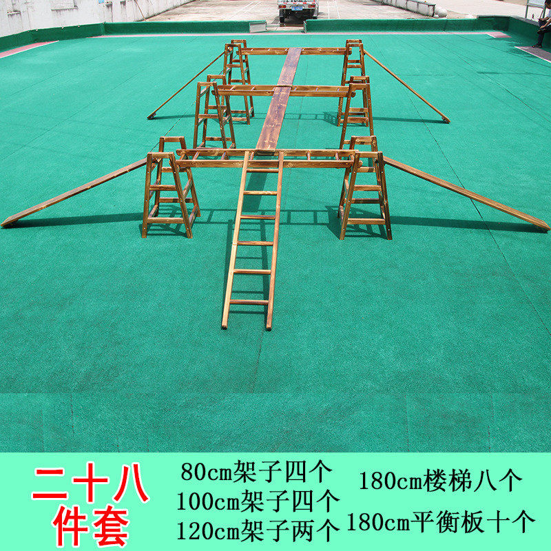 幼儿园户外碳化攀爬梯儿童安吉游戏体能训练攀爬架组合平衡板锻炼,玩具/童车/益智/积木/模型,感统训练器材/教学设备/攀爬架,淘宝优惠券,粉丝福利购,淘宝优惠卷