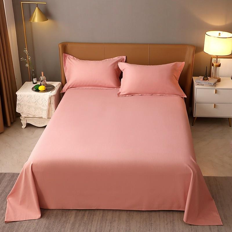 棉磨毛床单单件100棉秋冬加厚单人宿舍被单三件套男1米8双人