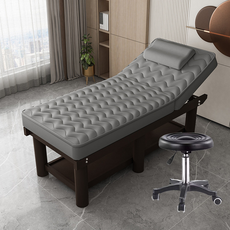 包邮乳胶美容院专用美容床按摩床推拿床带洞美体纹绣理疗床日式美