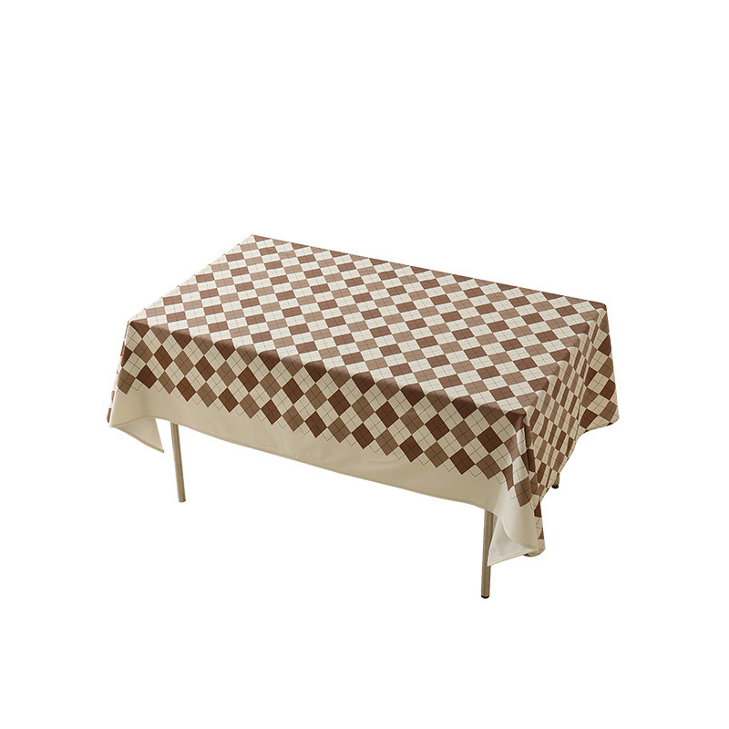 罗莎格满格系列餐桌布美式复古风方形餐厅桌布盖布艺茶几柔软巾