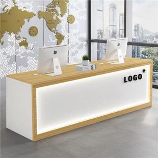 热销公司前台接待台商用房产中介物业办公桌饭店水果店铺小吧台收