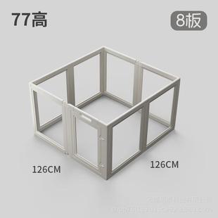 宠物用品透明围栏家用室内门栏隔离护栏中小型犬狗笼子跨境 新款