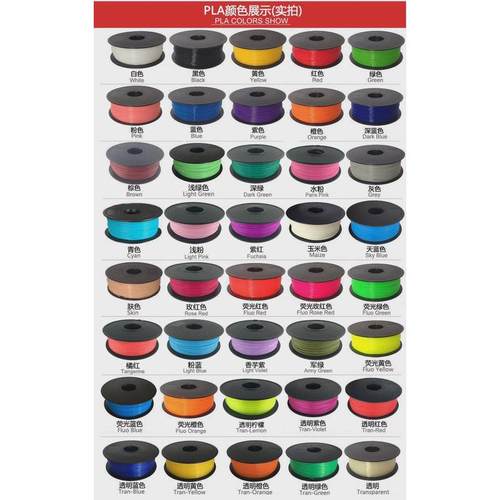 工厂耗材3d打印笔直供pla1kg330米直径1.75mm高韧性3d笔耗材