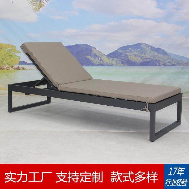 户外休闲躺床沙滩椅民宿酒店别墅室外躺椅阳台庭院露台泳池