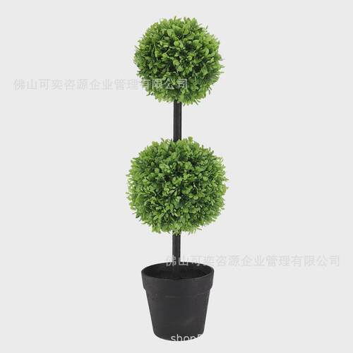 爆款仿真绿植球草摆件盆栽装饰家居室内圆球植物创意盆景