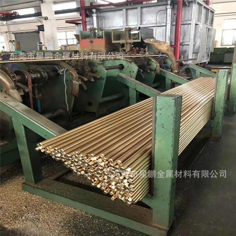 h59易车削花圆棒实心六角铜条精切割滚黄铜网纹黄铜棒直纹铜条