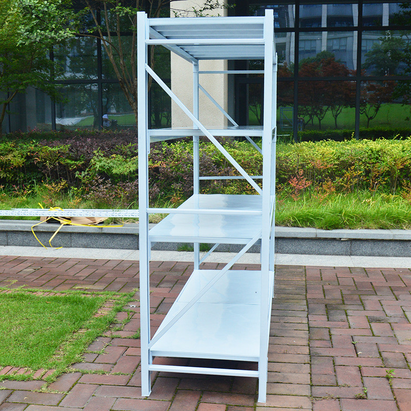 80cm长夹缝仓储货架家用花店地下室中型货架多层可调节储藏室货架