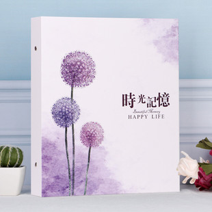 相册活页影集3寸5寸6寸7寸插页式大容量混装过塑照片家庭情侣相薄