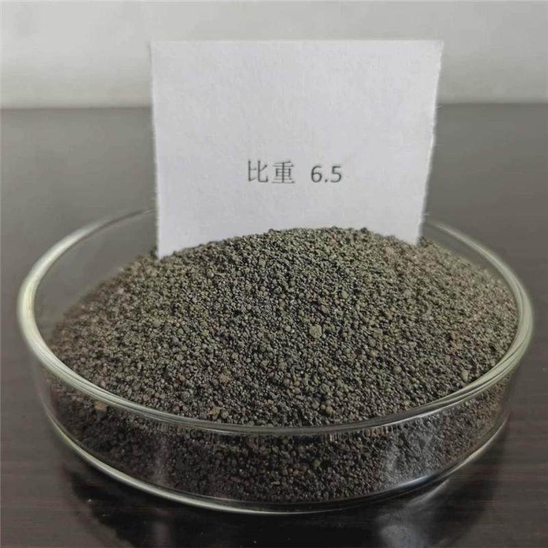 2.厂家现货供应配重用大比重铁砂钢砂铁粉供应混凝土桥梁配重砂