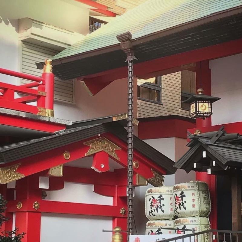 紫檐沟庭院别墅屋檐阳光房雨水漏斗落水管日式屋面排水天沟配件