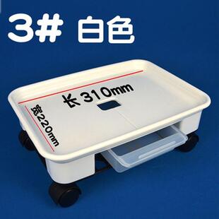 花盆底轮带托盘长方形花盆底座万向移动花盆托盘正方形底托接水