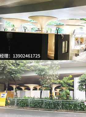 玻璃钢景观建设工程装饰柱市政雕刻公厕承重立柱案例展示美陈雕塑