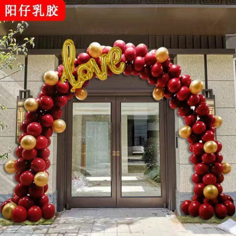 气球拱婚庆业活动结铺开门周年店庆幼儿园开学道具拆卸支架厂批发