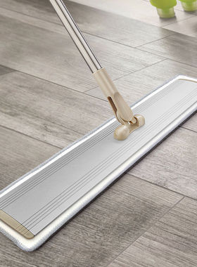 大号铝板平板拖把旋转家用木地板瓷砖地懒人免手洗大拖布尘推龙全