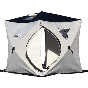 冬钓帐篷户外桑拿屋加厚保暖雪钓屋钓钓鱼帐篷烟筒口冰冬季棉帐篷