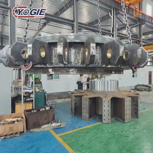 洛阳厂家大型数控龙门铣加工旋转体焊接件齿圈齿轮生产