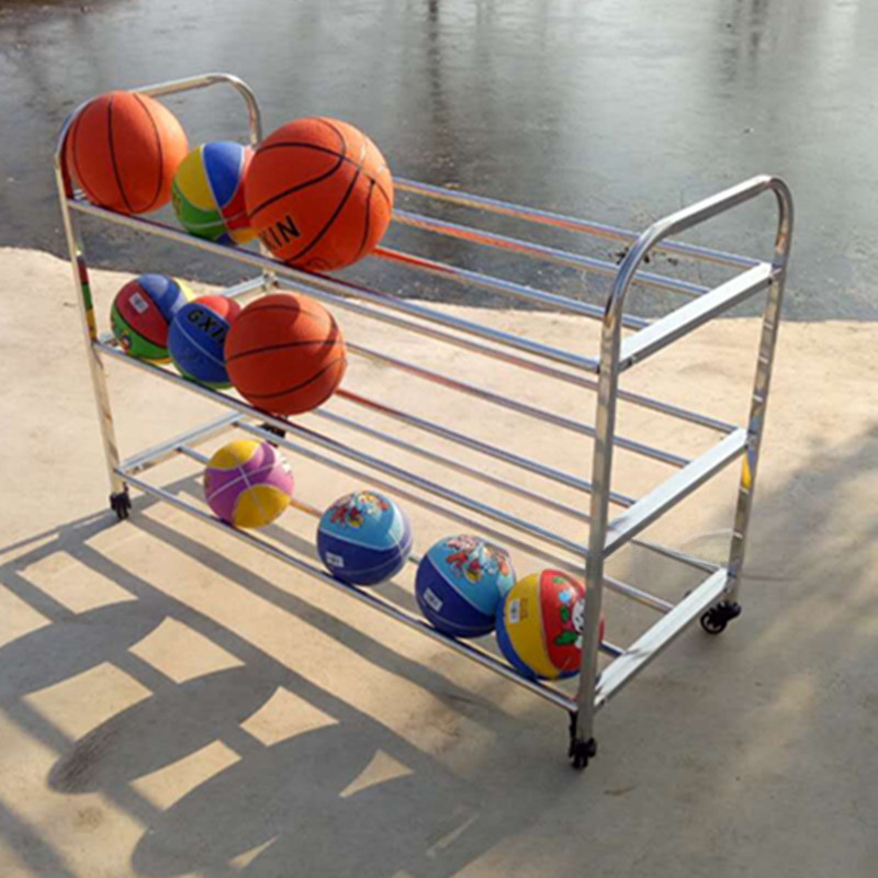 球车移动卡通多层室外足球收纳筐筐球便携式大号体育学校篮球置放