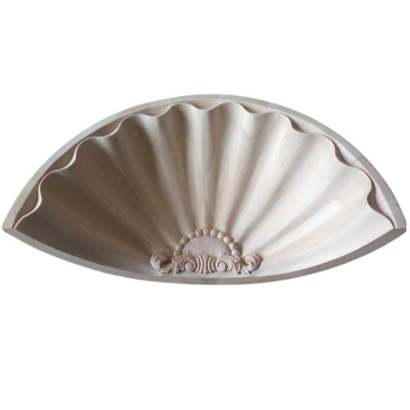 壁龛非标贝壳壁龛实木雕花欧式法式装饰纯手工雕刻白坯鹏阳木雕