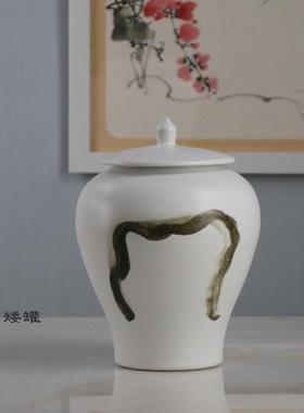 新中式小清新现代简约插花会所客厅酒柜陶瓷花瓶创意装饰家居摆件