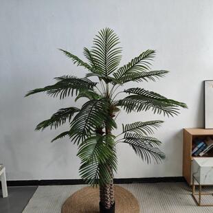 仿真绿植棕树葵树海枣树大型落地散尾葵桐针室外室内盆景假树