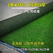 工地围挡草坪仿真人工地毯绿色人造塑料假草皮网建筑施工绿植围墙