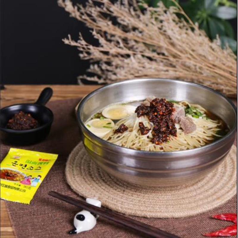 新货延边洪峰温面酱正宗头道温面拌面酱调味酱明太鱼酱火辣酱蘸料