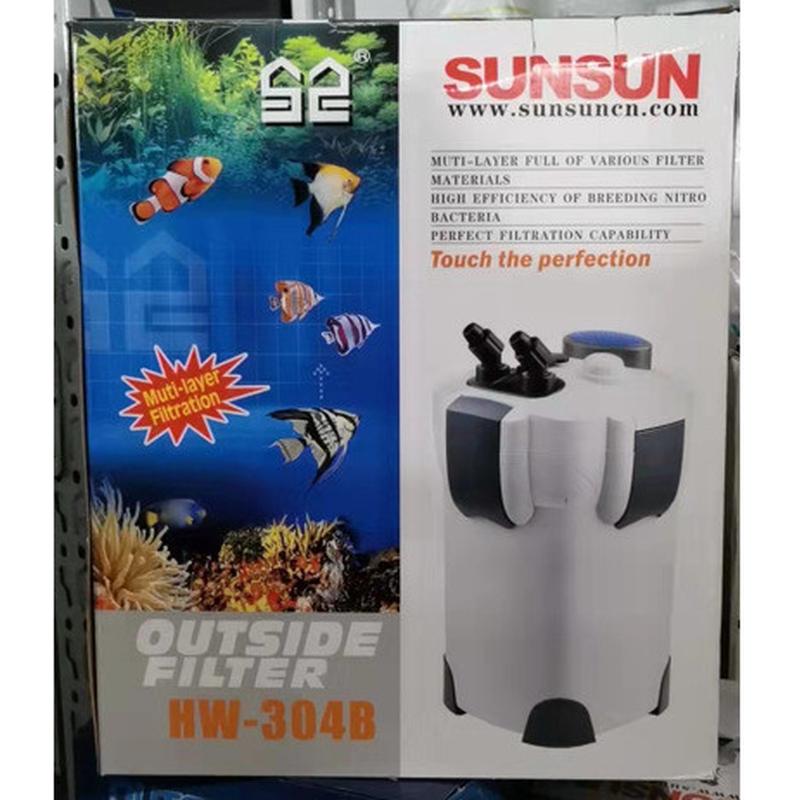 hw3系列鱼缸水族箱过滤桶带过滤器缸外过滤棉水泵