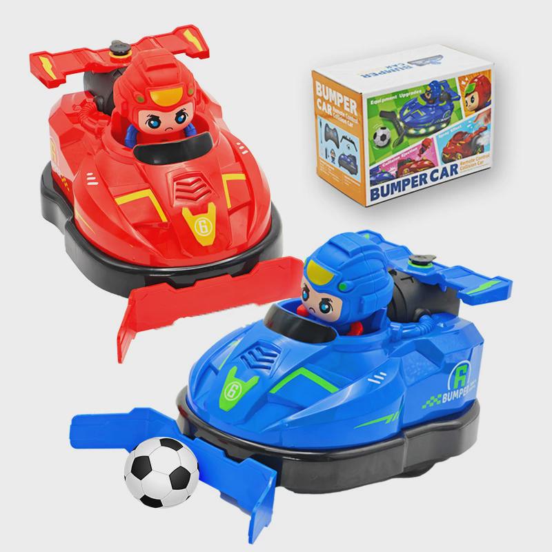 跨境摇控汽车双人对战撞击弹射漂移电动卡丁车rc遥控双人碰碰车