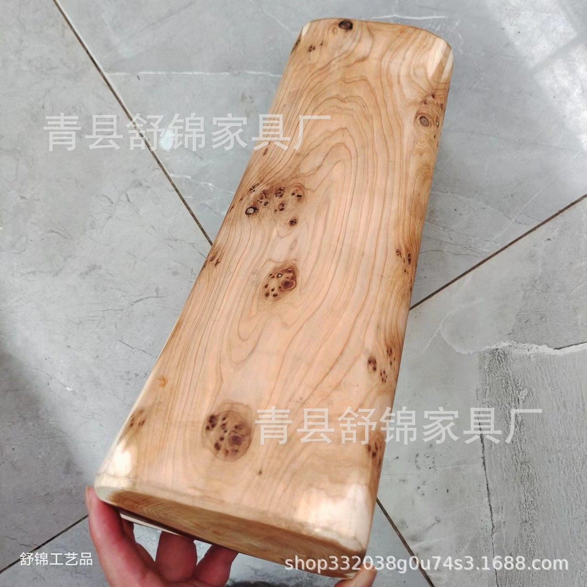 厂家直供实木太行陈化崖柏毛料摆件崖柏工艺品睡枕枕头文实木枕头
