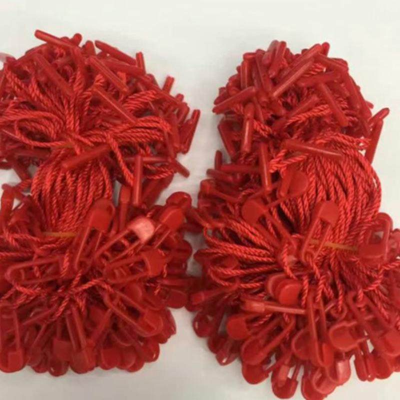 涤纶线塑料别针扣吊粒纯手工制作吊牌绳服装吊牌挂牌吊绳/线可定