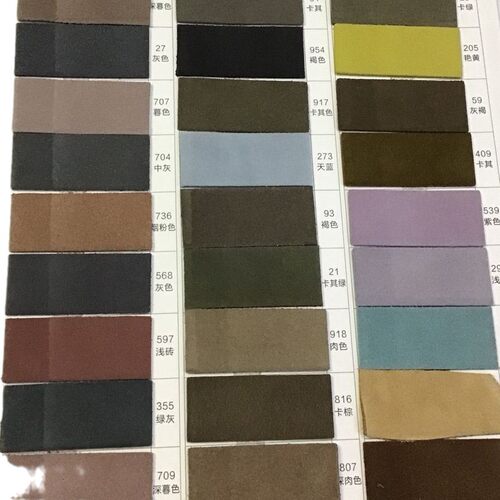 彩色皮革色卡本样品册牛二层156颜色现货牛翻毛反绒皮商用色卡