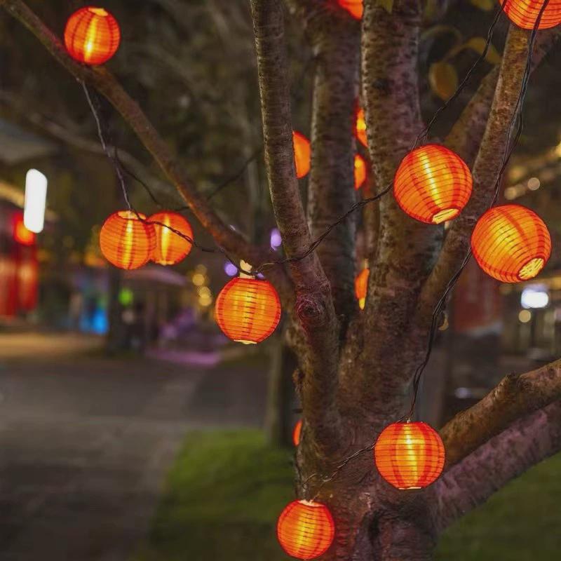 ledLED室内红色玫瑰户外大型中秋室外灯串