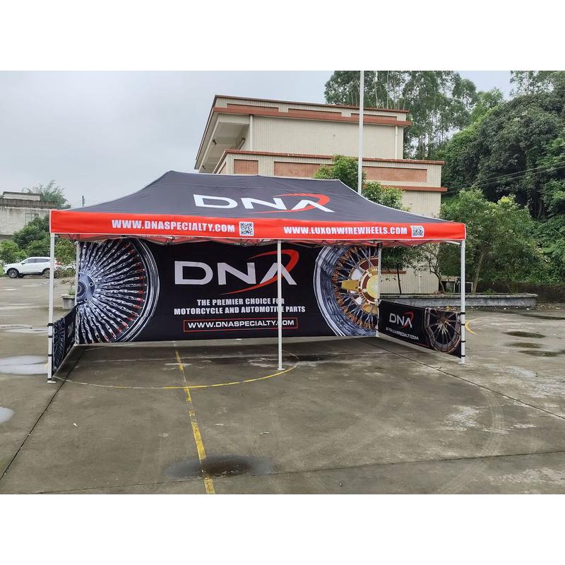 3米乘6米伞广告伞伸缩式折叠遮阳大伞四脚户外帐篷棚子停车防雨棚