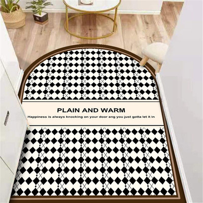 入户门地垫皮革免洗防油防水进门脚垫深色耐脏可擦洗大门口室内垫