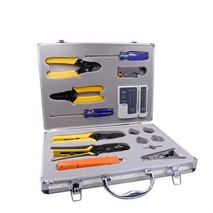 好手k4015工具箱网线钳15件套装 工程用剥测试接线线压线钳工具箱