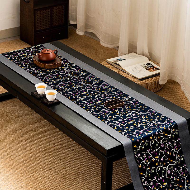 防水双层加厚织锦茶席茶桌布新中式田园风茶台垫子茶具零配干垫泡,餐饮具,茶道/零配,淘宝优惠券,粉丝福利购,淘宝优惠卷