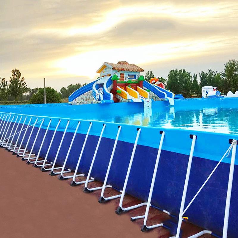 2022新款水上乐园移动支架游泳池可拆卸简易游泳池亲子活动乐园