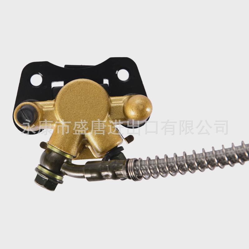 热销前盘式制动器总泵液压卡钳总成，1拖2前碟刹50cc-125ccATV,