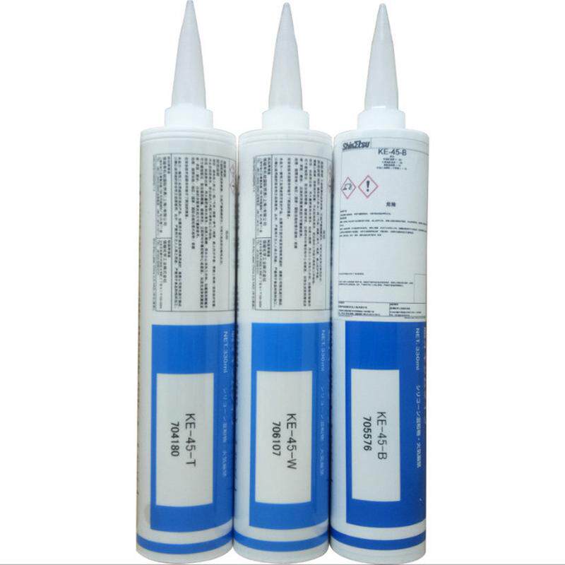 信电子硅胶ke-45-g灰色胶水越密封胶玻璃胶ul阻燃硅胶330ml