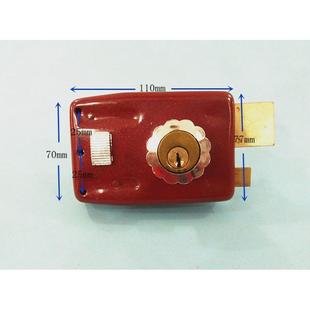 车库门锁防盗门锁8911锁长芯锁短芯锁舌头可调双保险宿舍锁
