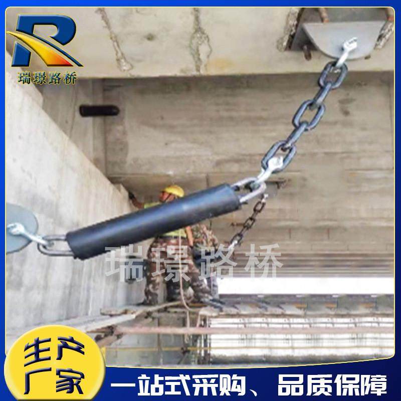 桥梁防落防装置410/550型桥梁梁落梁缓冲链纵向防落梁缓冲链条厂
